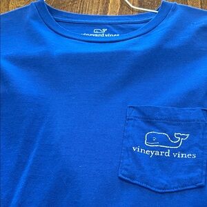 Vineyard Vines Royal Blue Pocket Tee